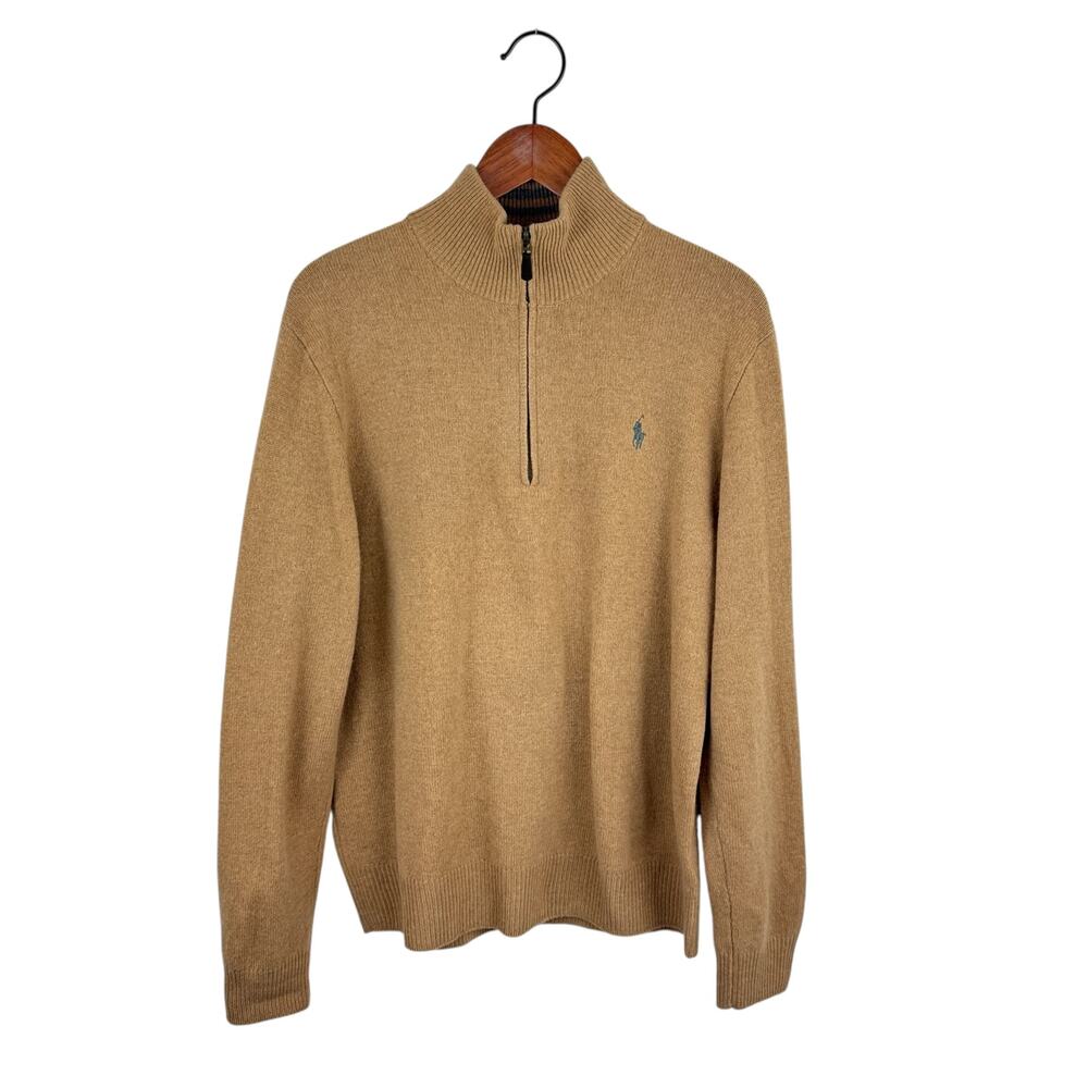 Polo Ralph Lauren Wool & Cashmere 1/2 Zip Sweater
